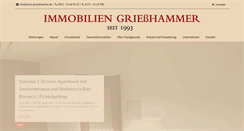Desktop Screenshot of immo-griesshammer.de