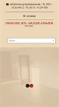 Mobile Screenshot of immo-griesshammer.de